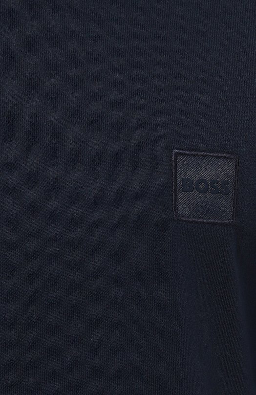 

Хлопковая футболка BOSS Orange, Серый