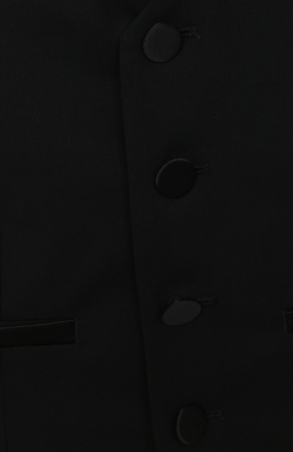 Шерстяной жилет EMPORIO ARMANI черного цвета по цене 22300 руб., арт. 6H4GJD/4N3FZ, фото 3 Шерстяной жилет EMPORIO ARMANI, арт. 6H4GJD/4N3FZ, фото 3