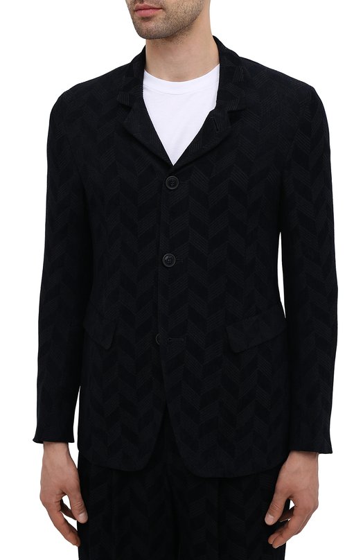 Вельветовый пиджак Giorgio Armani 1WGGG00S/T02VC Синий  1WGGG00S/T02VC Фото 3