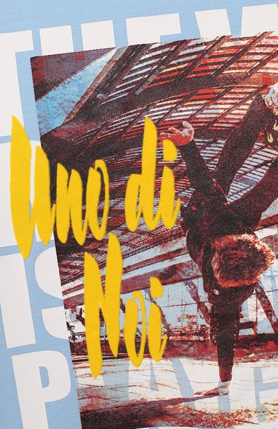 Хлопковый свитшот MONTA JR голубого цвета по цене 5995 руб., арт. CARSIAN SWEAT, фото 3 Хлопковый свитшот MONTA JR, арт. CARSIAN SWEAT, фото 3