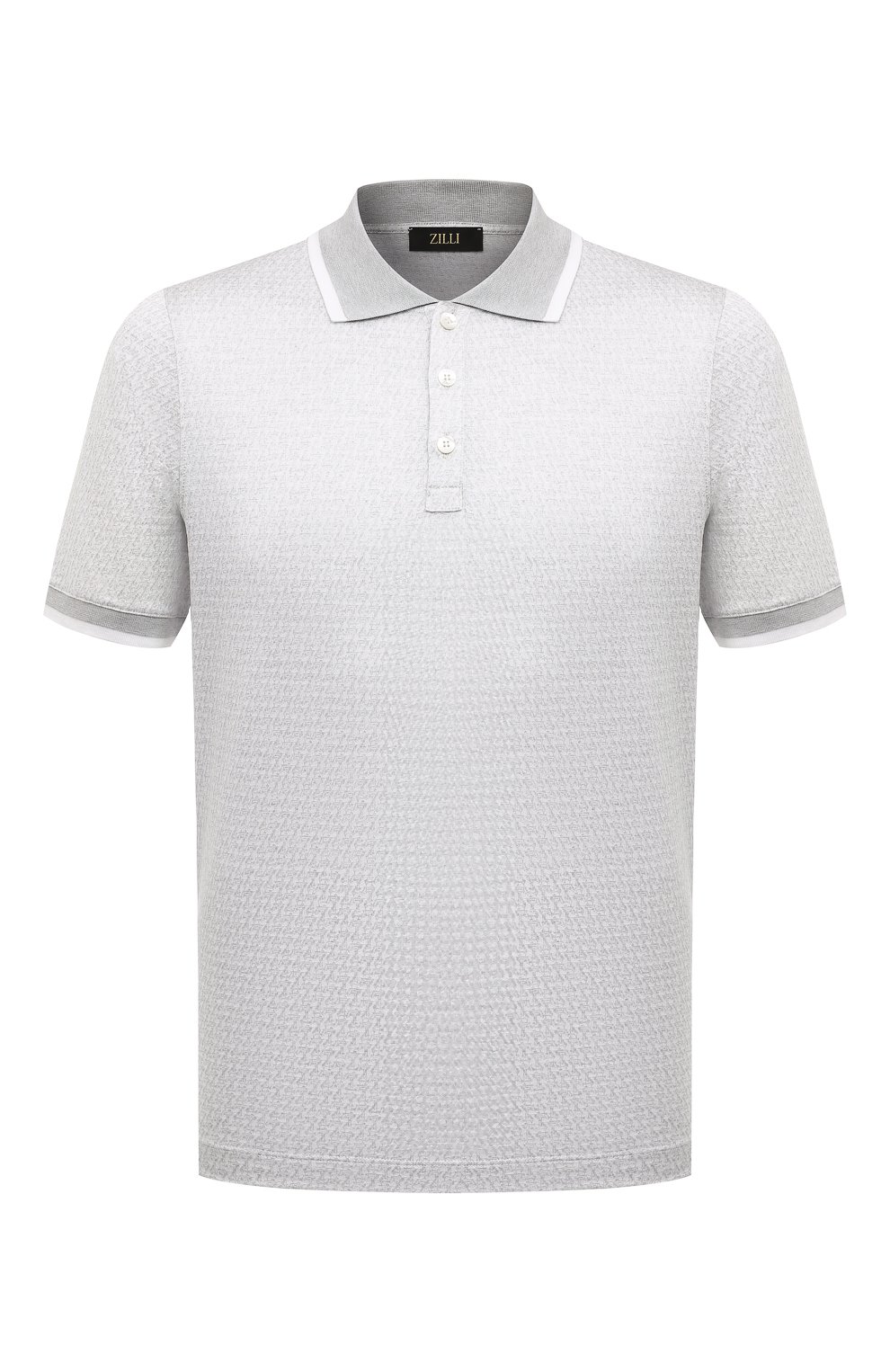 Поло из хлопка и шелка ZILLI, арт. KBP005M0107VZJA00M, фото 1