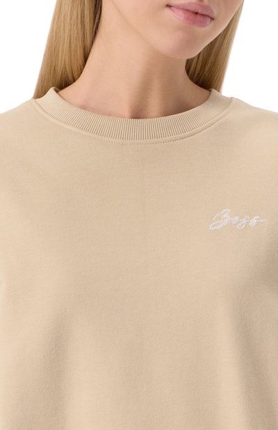 Хлопковый свитшот BOSS ORANGE, арт. 50540266, фото 5