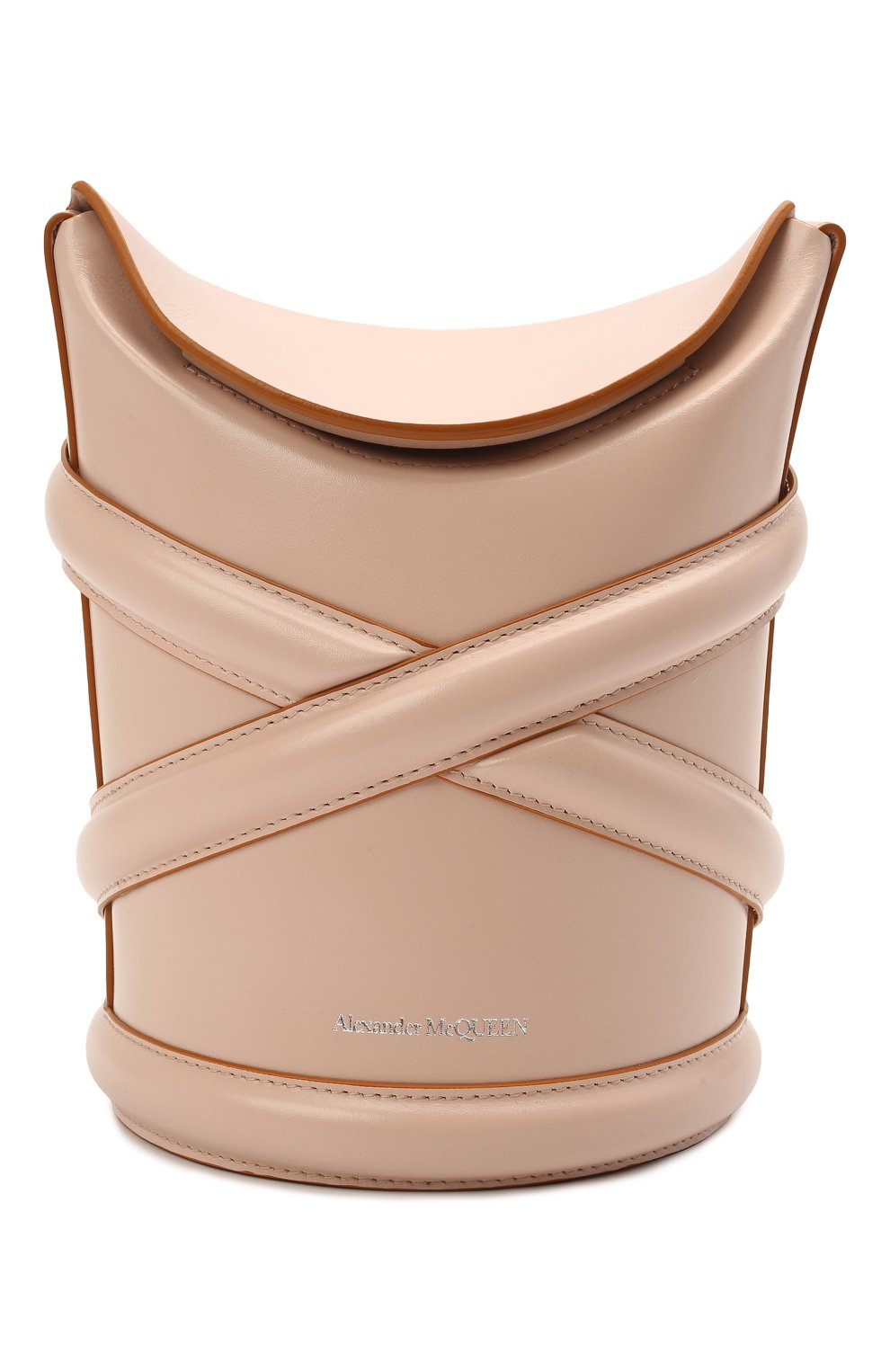 Сумка curve ALEXANDER MCQUEEN светло-бежевого цвета по цене 144500 руб., арт. 656467/1YB40, фото 1 Сумка curve ALEXANDER MCQUEEN, арт. 656467/1YB40, фото 1