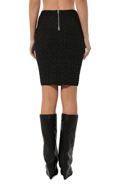 Юбка из вискозы BALMAIN, арт. DF1LC056/KG96, фото 4