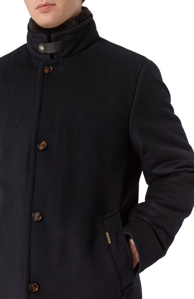 Пальто bond-fur-le с меховым воротником MOORER, арт. B0ND-FUR/LE, фото 5