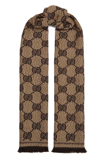 Шерстяной шарф GUCCI, арт. 625898/4G059, фото 1