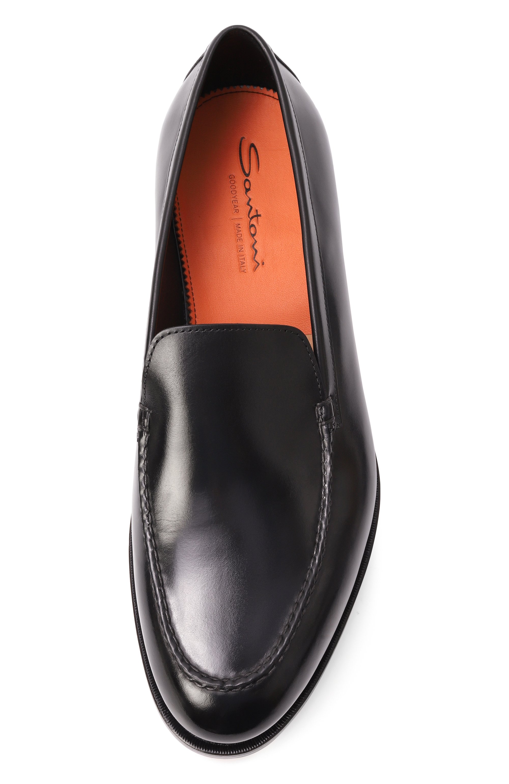 Кожаные лоферы colin SANTONI, арт. MCCG18998PC7HVVD, фото 6