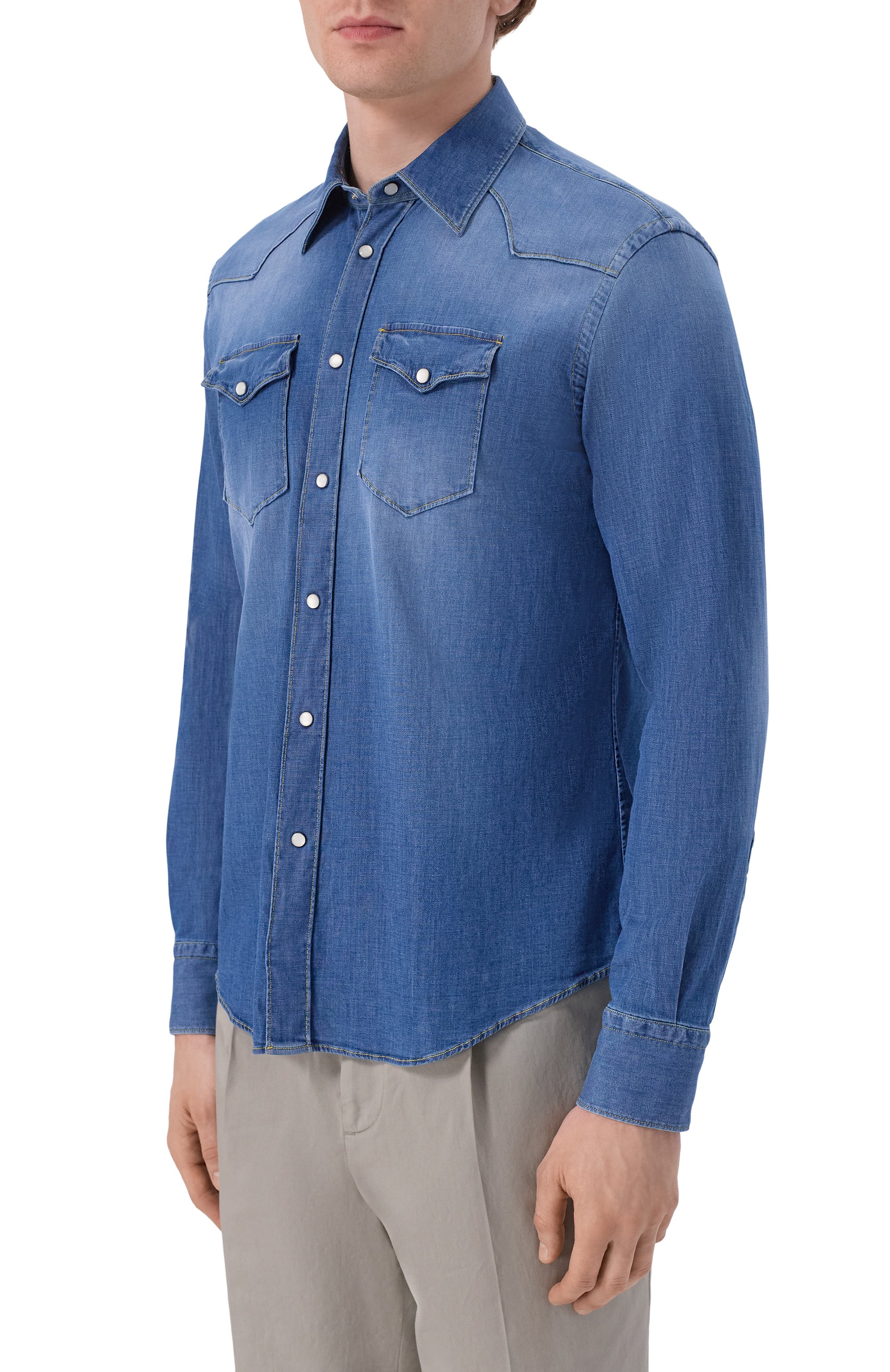 Джинсовая рубашка ALESSANDRO GHERARDI, арт. WEST/76A2, фото 3