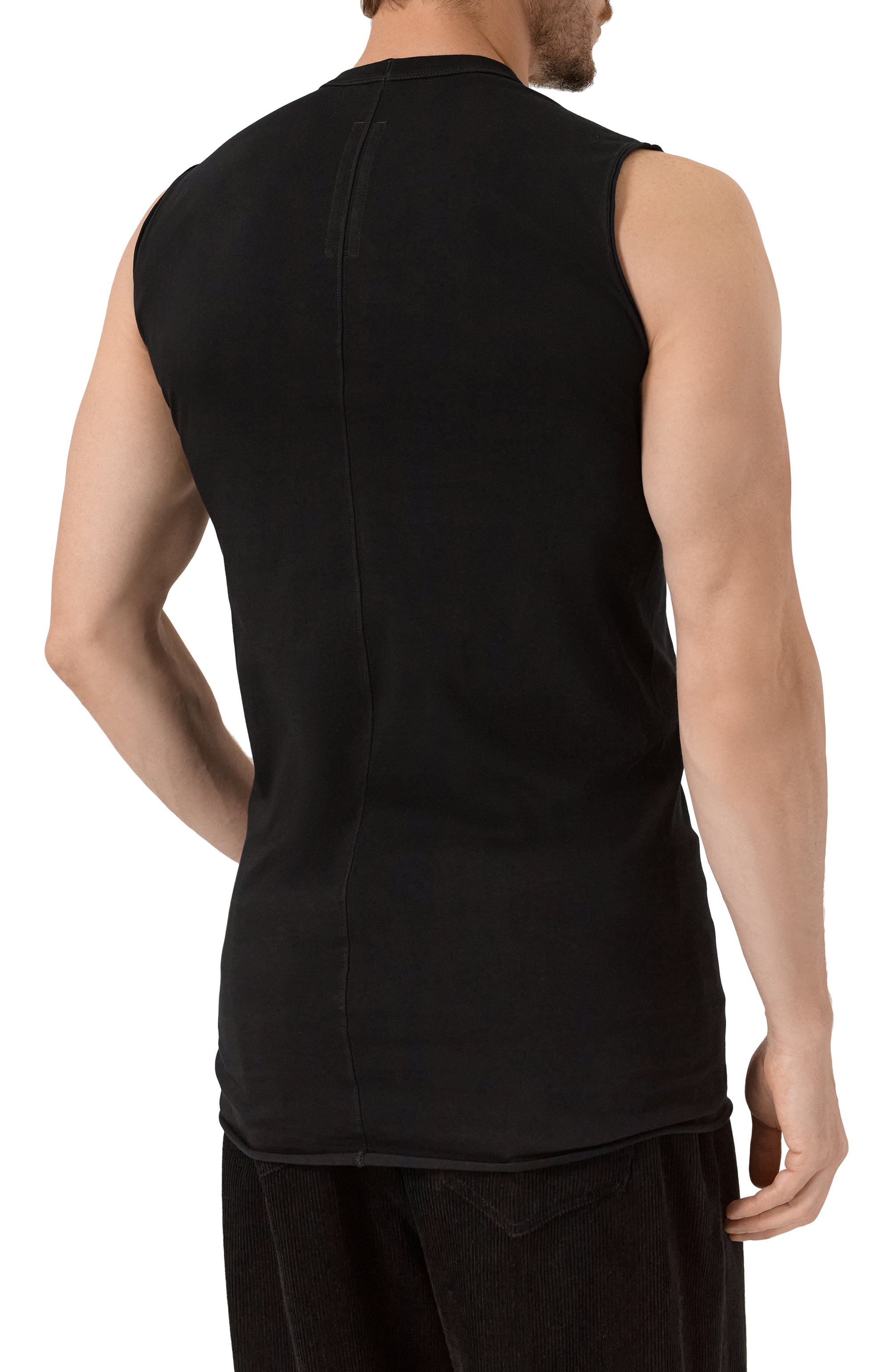 Хлопковая майка RICK OWENS, арт. RU02E1151/JA, фото 4