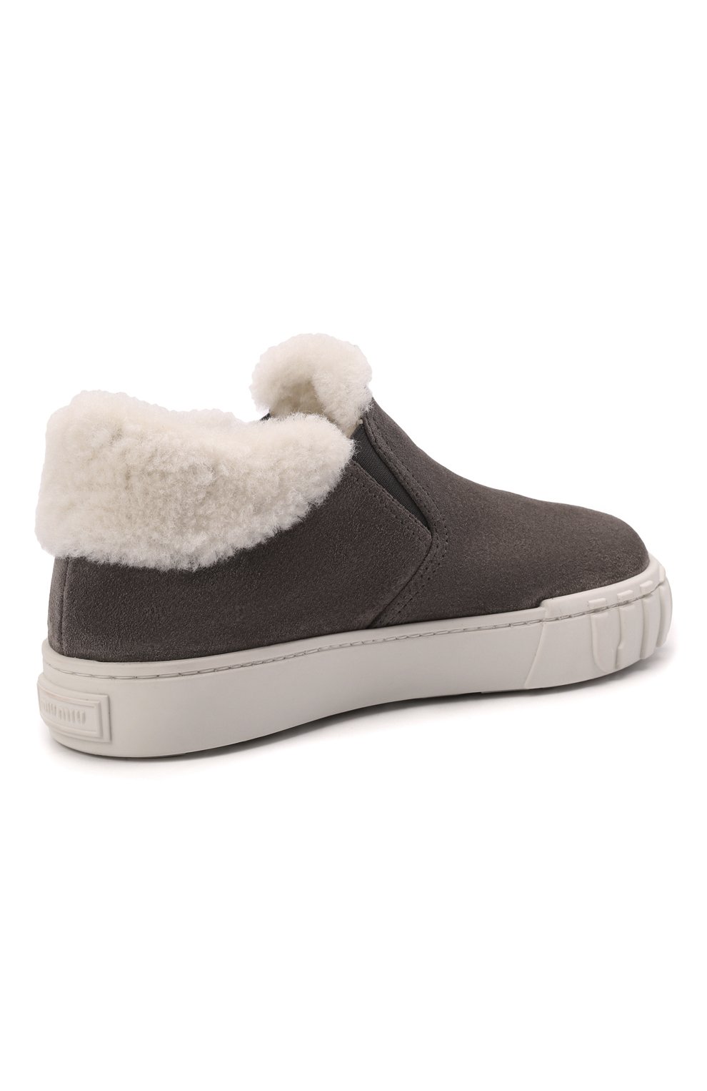 Замшевые слипоны MIU MIU, арт. 5T382D-3J9N-F00M4-005, фото 5