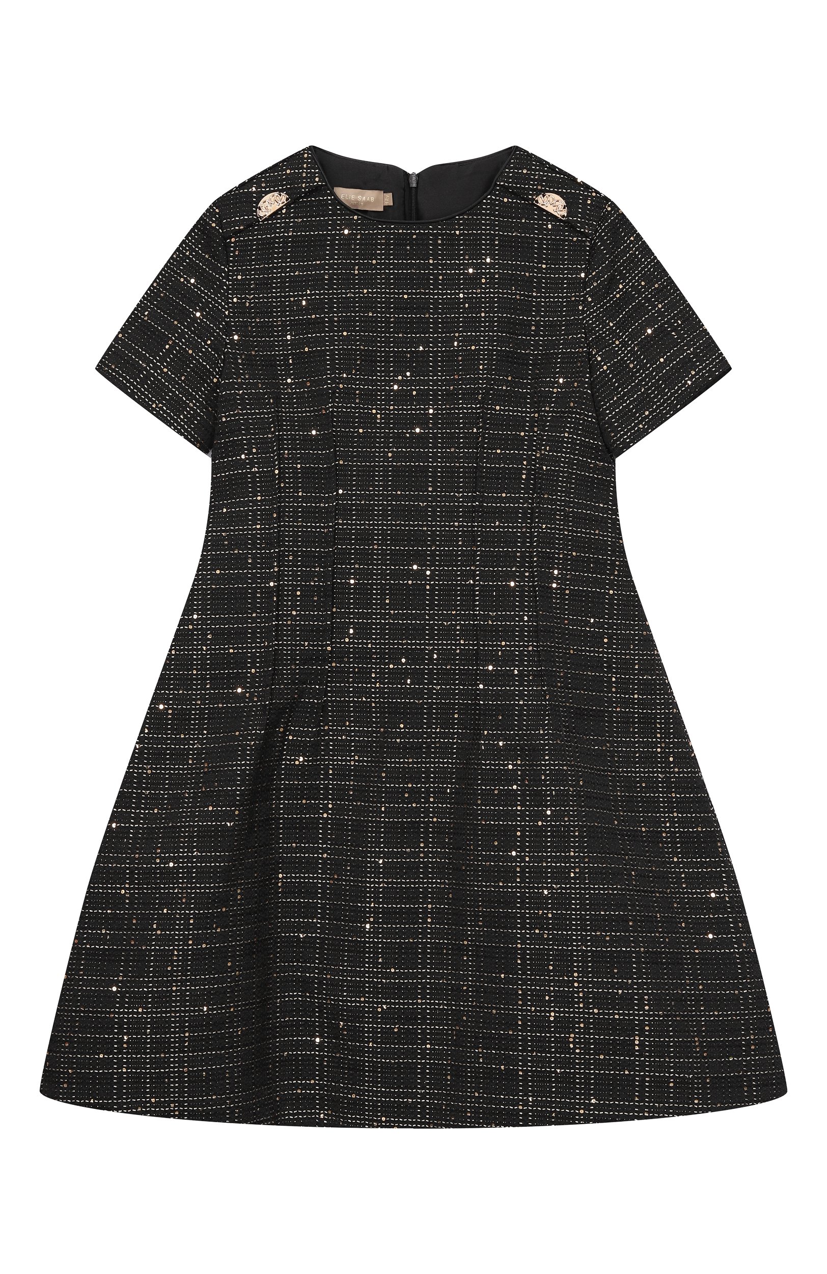 Платье ELIE SAAB JUNIOR черно-белого цвета по цене 83500 руб., арт. EFAB145 V1/TS1045, фото 1 Платье ELIE SAAB JUNIOR, арт. EFAB145 V1/TS1045, фото 1