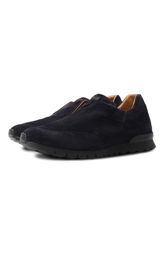 Замшевые кроссовки Kiton USSA107N0010801 Синий USSA107N0010801