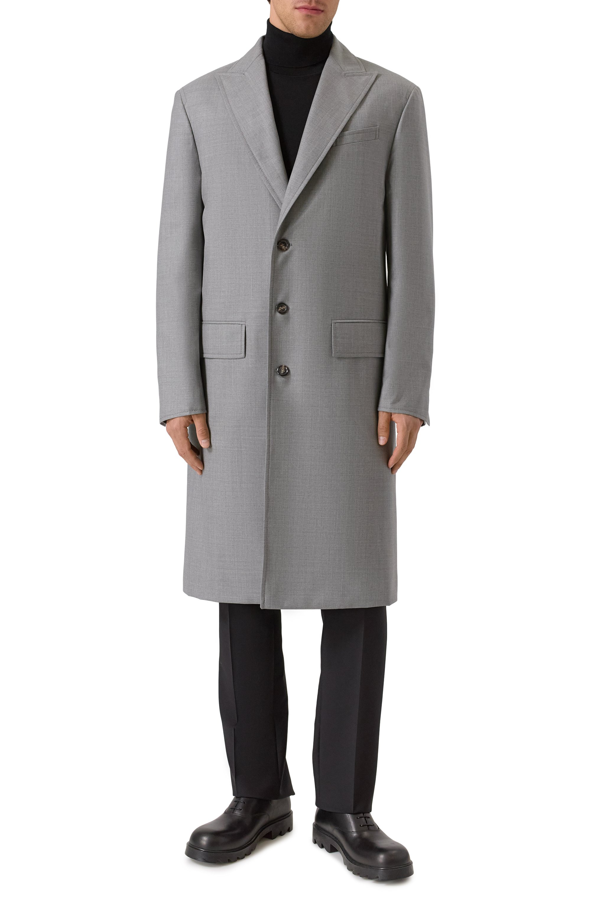 Шерстяное пальто MOSCHINO, арт. V0618/5238, фото 3