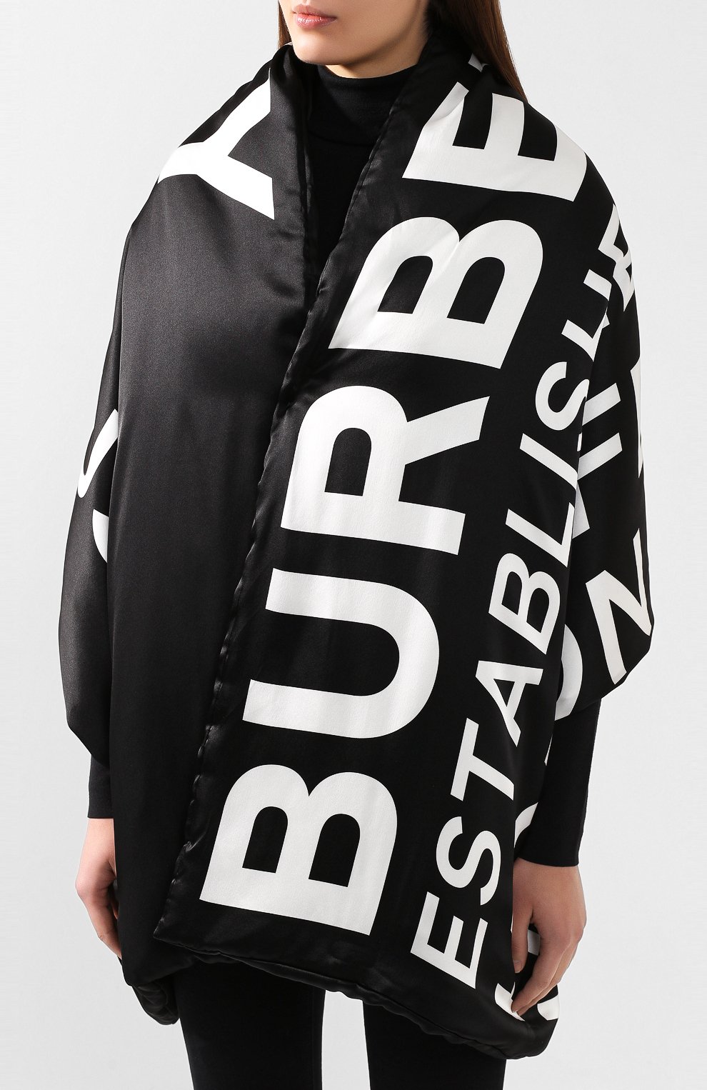 Шелковая накидка BURBERRY, арт. 8015863, фото 3