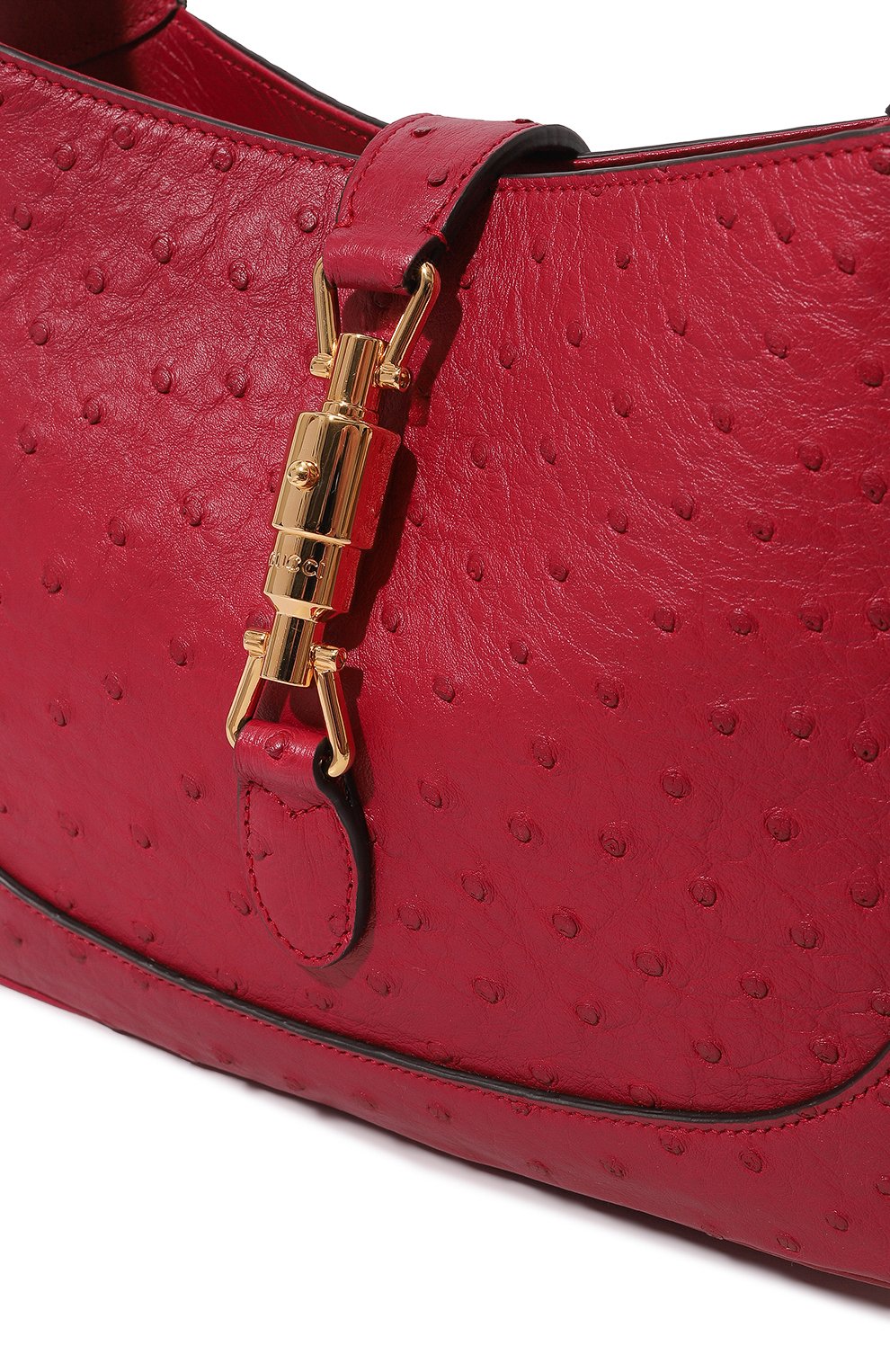 Сумка jackie 1961 small из кожи страуса GUCCI, арт. 636709 EY00G, фото 5