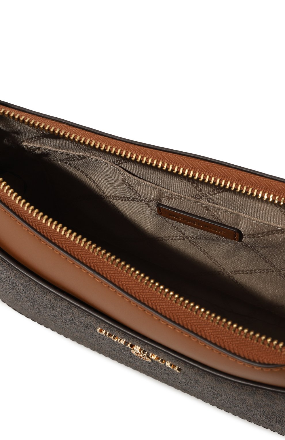 Сумка jet set medium MICHAEL MICHAEL KORS коричневого цвета по цене 25100 руб., арт. 32S1GT9C8B, фото 5 Сумка jet set medium MICHAEL MICHAEL KORS, арт. 32S1GT9C8B, фото 5