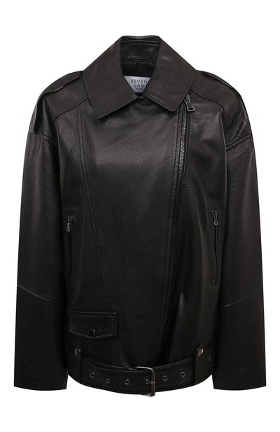 Женская кожаная куртка SEVEN LAB, арт. K-759 black