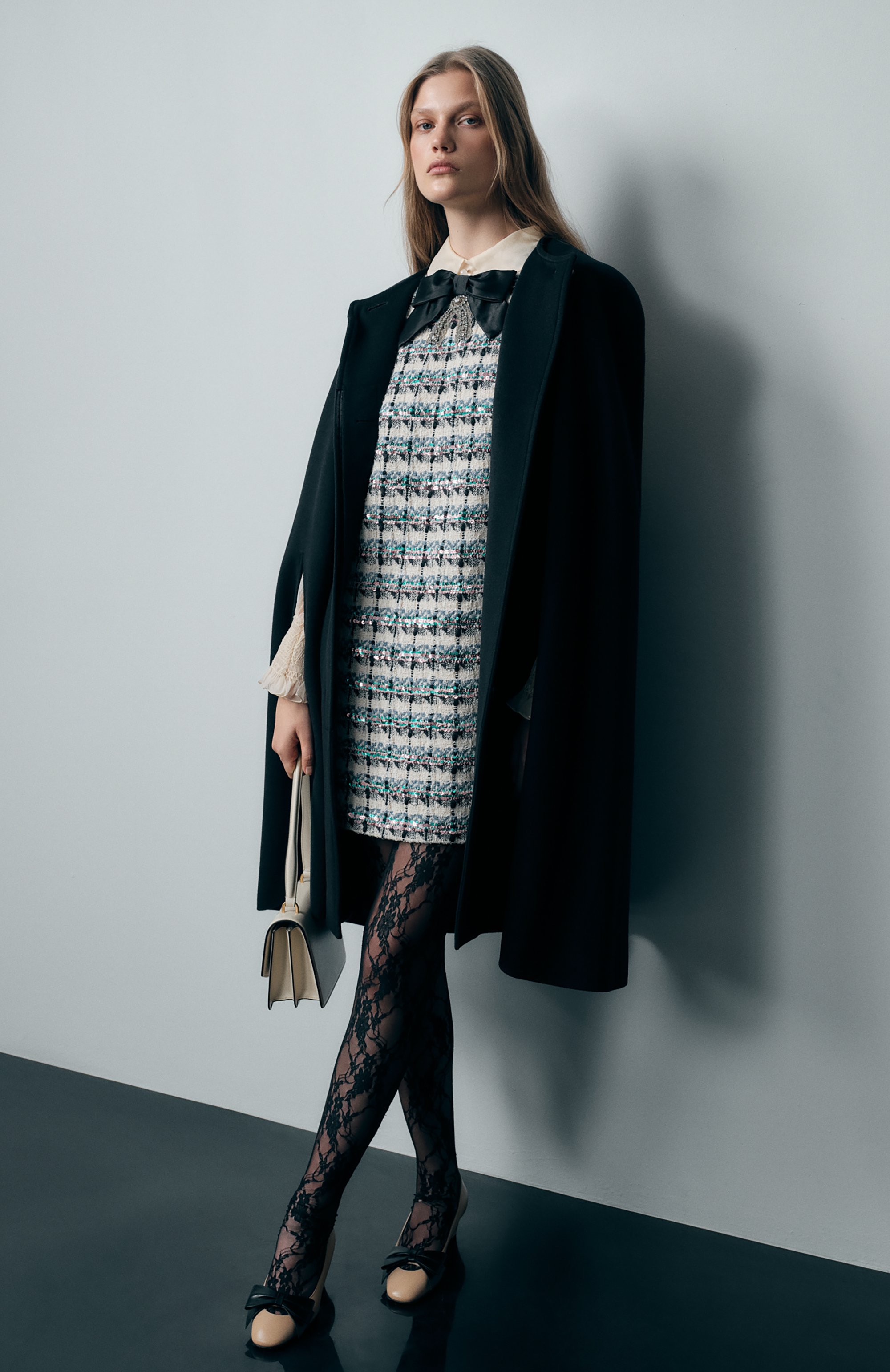 Твидовое платье VALENTINO, арт. 7B3VADR5/9E6, фото 6