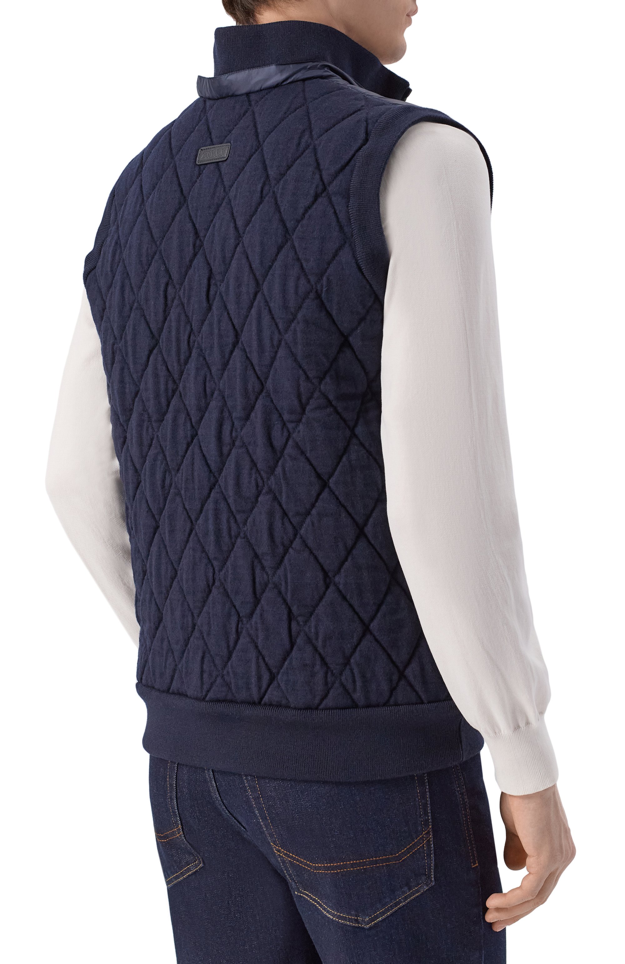 Жилет из шерсти и шелка ZILLI, арт. KHG001M0295VQUI00_001, фото 6