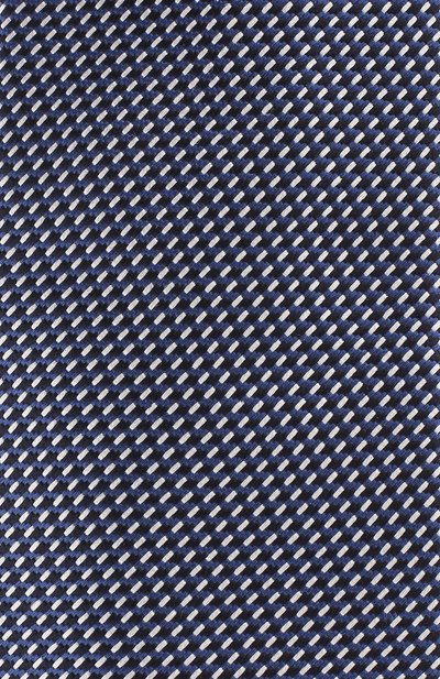 Шелковый галстук ZEGNA темно-синего цвета по цене 18350 руб., арт. Z3E34/1XW, фото 3 Шелковый галстук ZEGNA, арт. Z3E34/1XW, фото 3