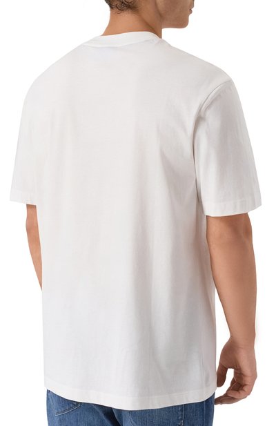 Хлопковая футболка HUGO BLUE, арт. 50543494, фото 4