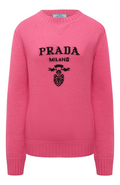 Женский свитер из шерсти и кашемира PRADA, арт. P24G1V-1YMW-F0442-211
