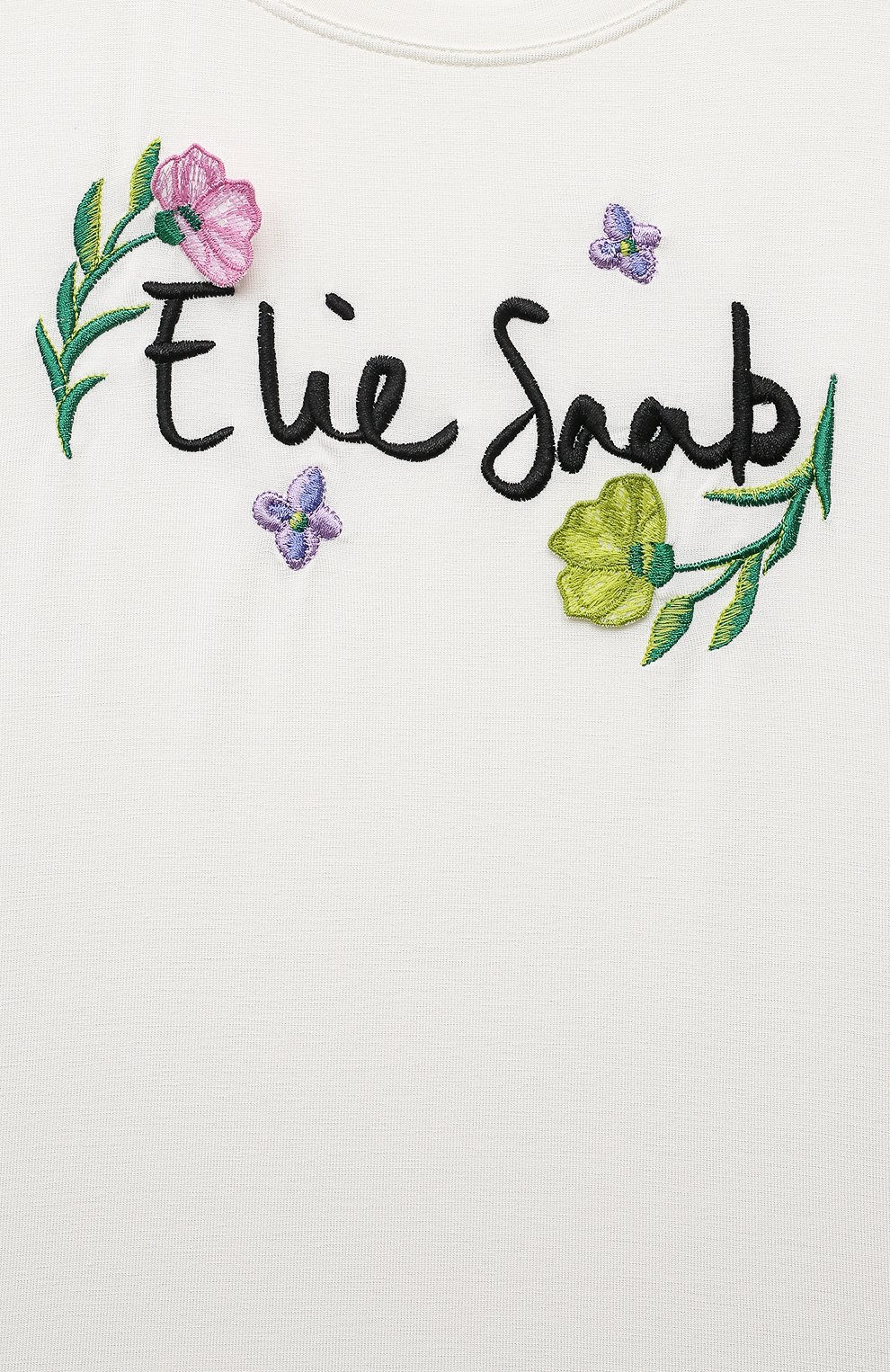 Футболка из вискозы ELIE SAAB JUNIOR, арт. EFTS004 TS0378/10A-14A, фото 3