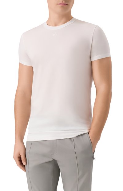 Хлопковая футболка DOLCE & GABBANA, арт. G8SX0Z/G7PIY, фото 3