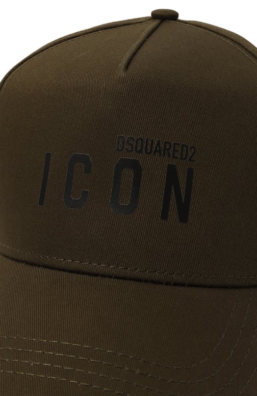 Хлопковая бейсболка Dsquared2 BCM0413/05C07995 Хаки  BCM0413/05C07995 Фото 3