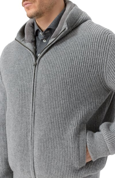 Кашемировый бомбер с подкладкой из норки MVST, арт. FTXTRECK-ES3625-2V/TR-ES3625, фото 5