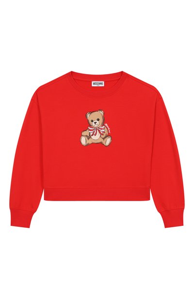 Хлопковый свитшот MOSCHINO, арт. HDF06G/LDA16/10-14
