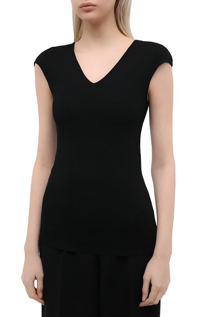Топ TOTEME черного цвета по цене 25200 руб., арт. 211-550-755, фото 3 Топ TOTEME, арт. 211-550-755, фото 3