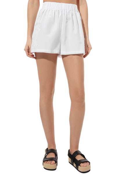 Шорты из хлопка и шелка LILA EUGENIE, арт. 2420, фото 3