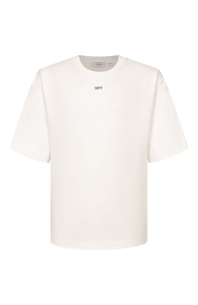 Мужская хлопковая футболка OFF-WHITE, арт. 0MAA120F26JER00R1