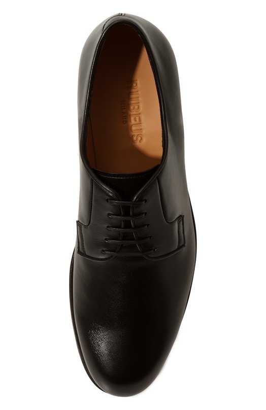Кожаные дерби Rubeus Milano Чёрный, фото 6