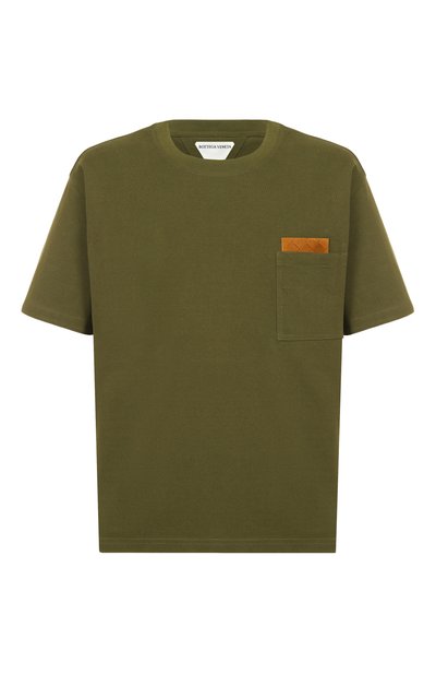 Мужская хлопковая футболка BOTTEGA VENETA, арт. 838924/V4N50