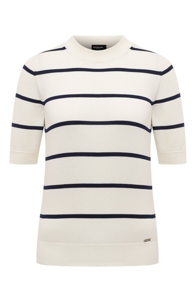 Женский хлопковый пуловер KITON, арт. D57734