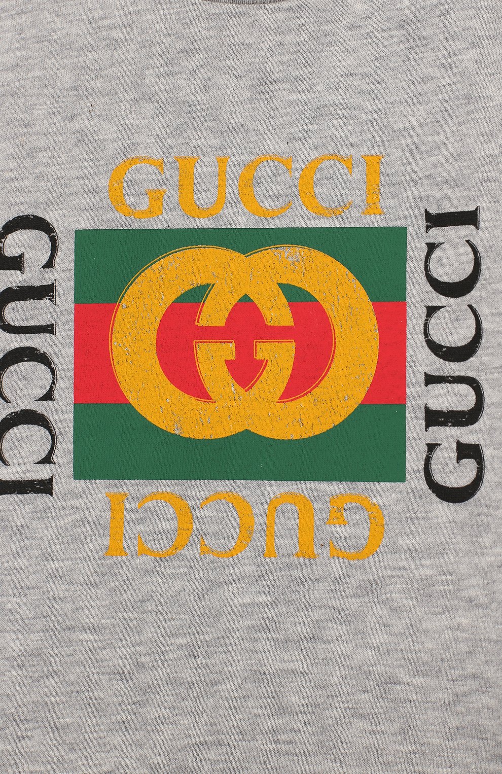 Хлопковая футболка GUCCI, арт. 497845/X3L91, фото 3