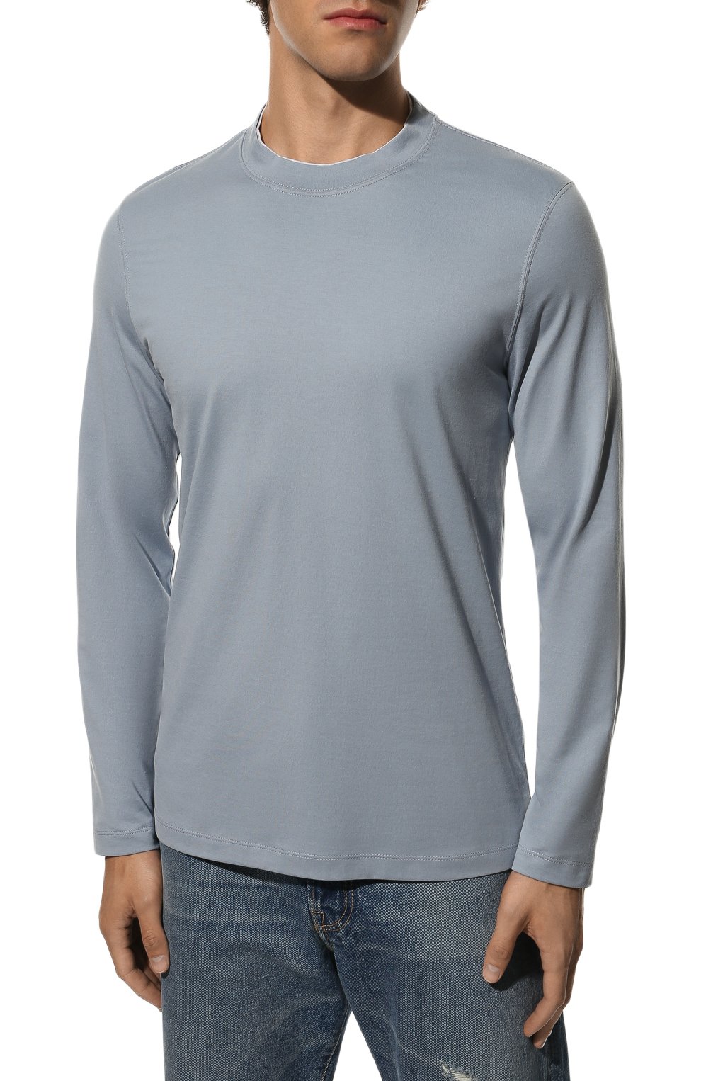 Хлопковый лонгслив BRUNELLO CUCINELLI, арт. M0T617433, фото 3