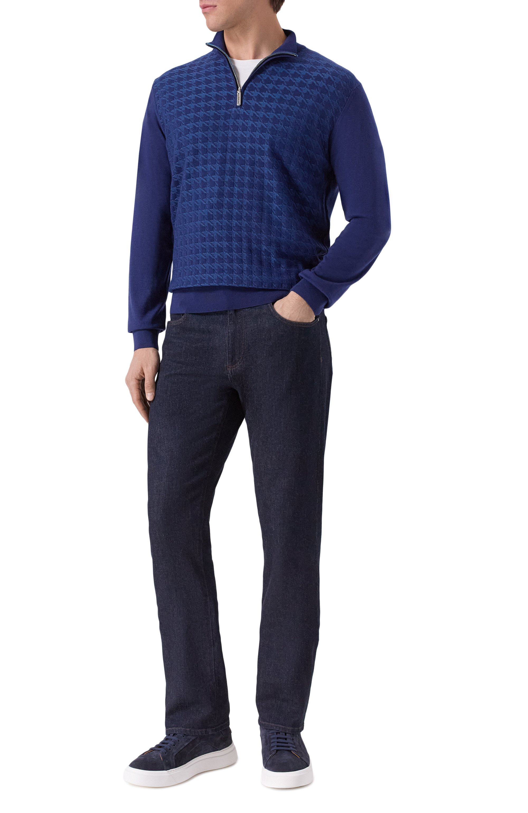 Джемпер из шерсти и шелка STEFANO RICCI, арт. K202018L01/F25394, фото 2