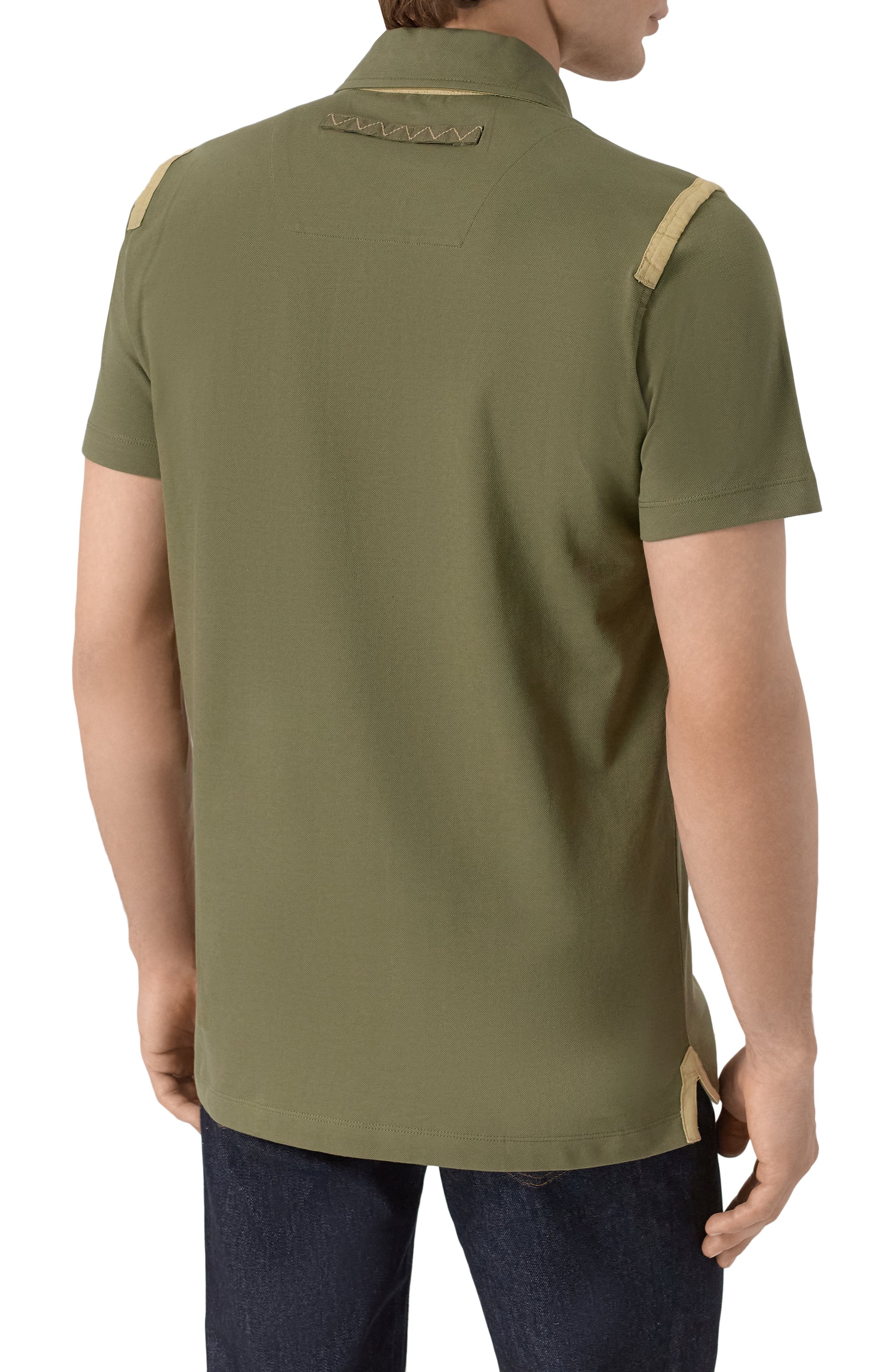 Хлопковое поло AERONAUTICA MILITARE, арт. 251P01860P173, фото 4