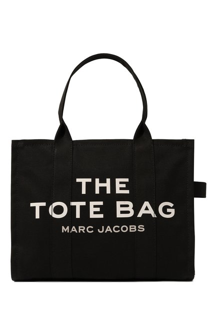 Женский сумка the tote bag MARC JACOBS (THE) черного цвета, арт. M0016156 | Фото 1 (Сумки-технические: Сумки-шопперы; Материал: Текстиль; Размер: large; Материал сплава: Проставлено; Драгоценные камни: Проставлено; Нос: Не проставлено)