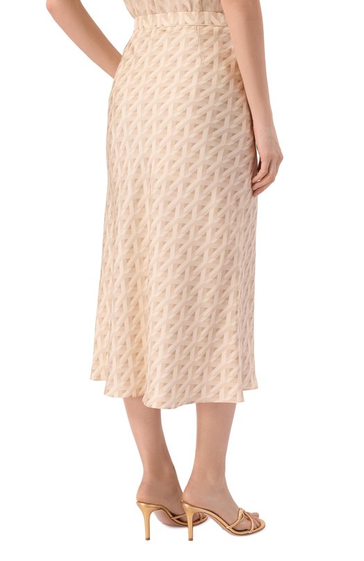 Шелковая юбка MVST M26.2PW.S015/F127 Бежевый  M26.2PW.S015/F127 Фото 4