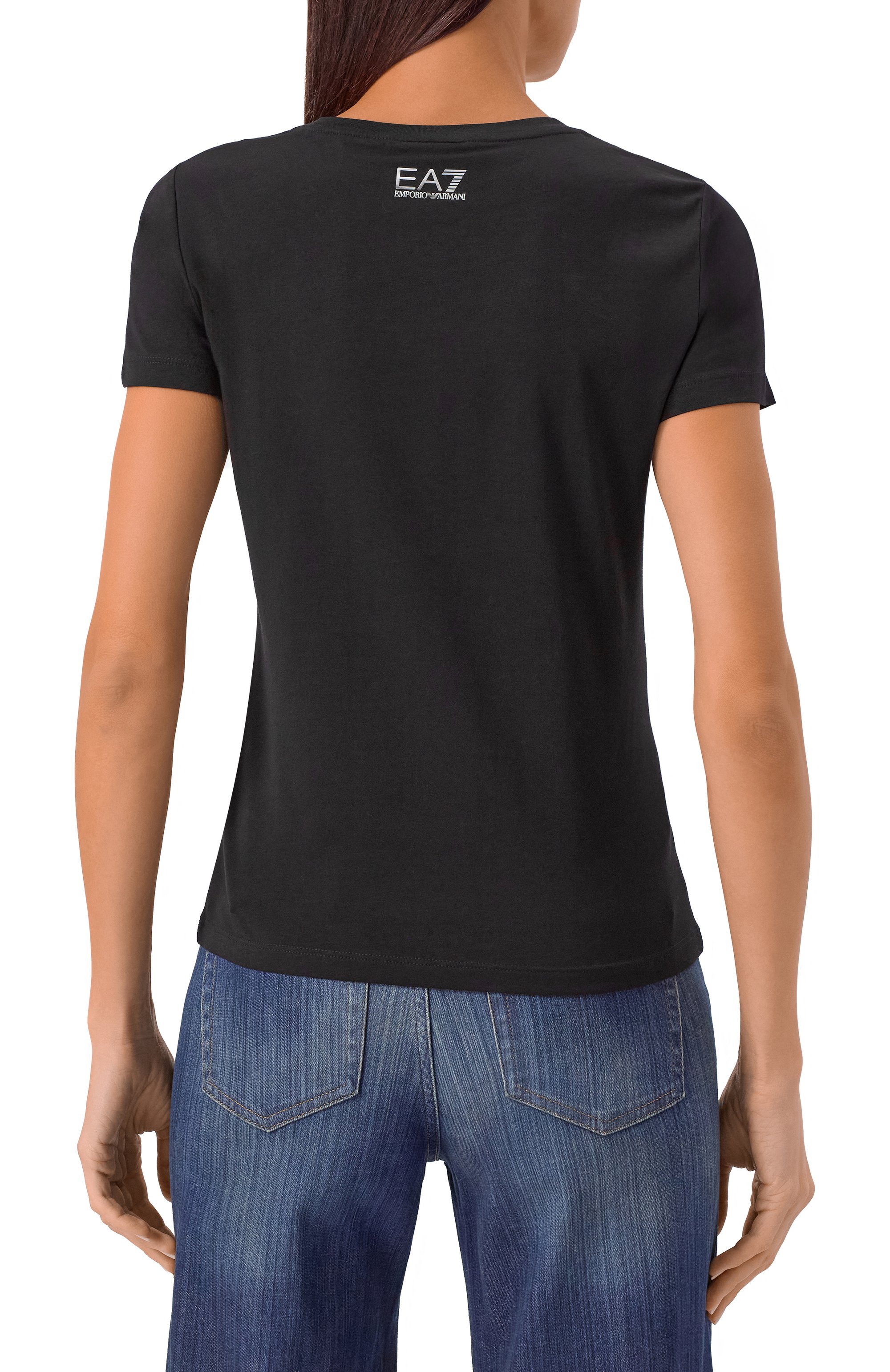 Хлопковая футболка EA7, арт. 7W000721/AF10373, фото 4