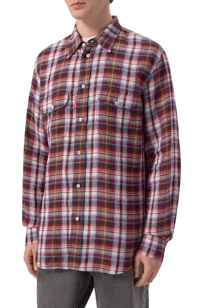 Льняная рубашка DSQUARED2, арт. S74DM1006/D35423, фото 3