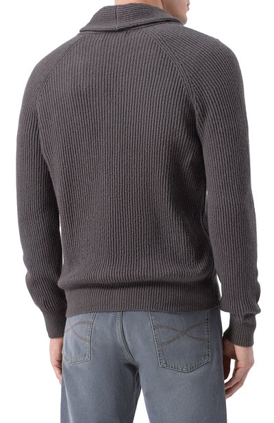 Хлопковый кардиган BRUNELLO CUCINELLI, арт. MNI708606, фото 4