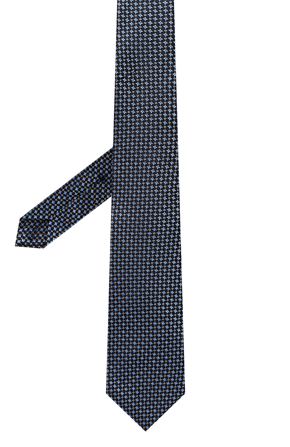 Шелковый галстук KITON синего цвета по цене 28050 руб., арт. UCRVKLC02I54, фото 3 Шелковый галстук KITON, арт. UCRVKLC02I54, фото 3