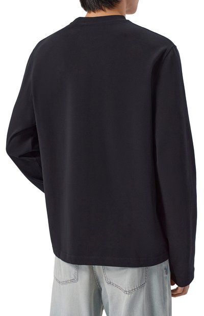 Хлопковый лонгслив JACQUEMUS черного цвета по цене 27800 руб., арт. 25HTSM00570/AJ00226, фото 4 Хлопковый лонгслив JACQUEMUS, арт. 25HTSM00570/AJ00226, фото 4