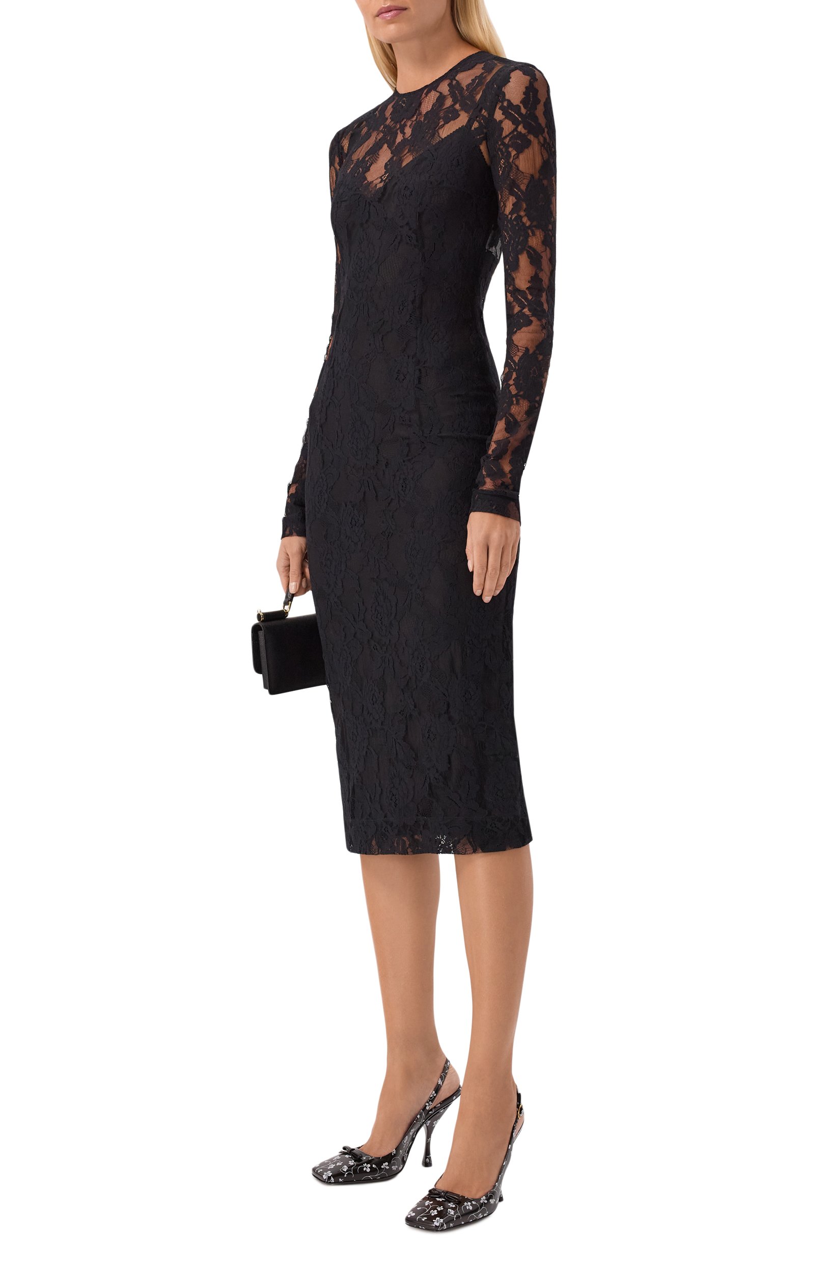Кожаные туфли DOLCE & GABBANA черно-белого цвета по цене 134000 руб., арт. CG1101/A3U09, фото 3 Кожаные туфли DOLCE & GABBANA, арт. CG1101/A3U09, фото 3