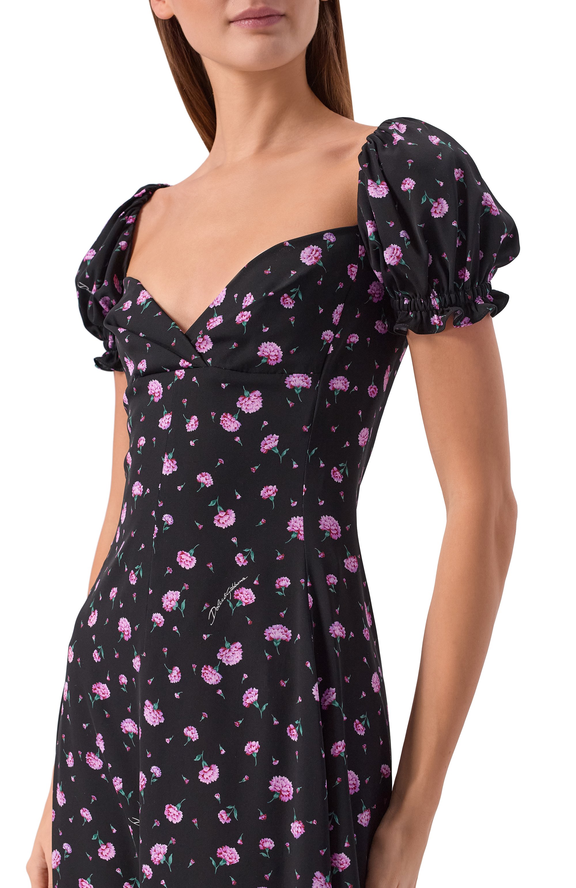 Шелковое платье DOLCE & GABBANA, арт. F60G0T/FSA8M, фото 4